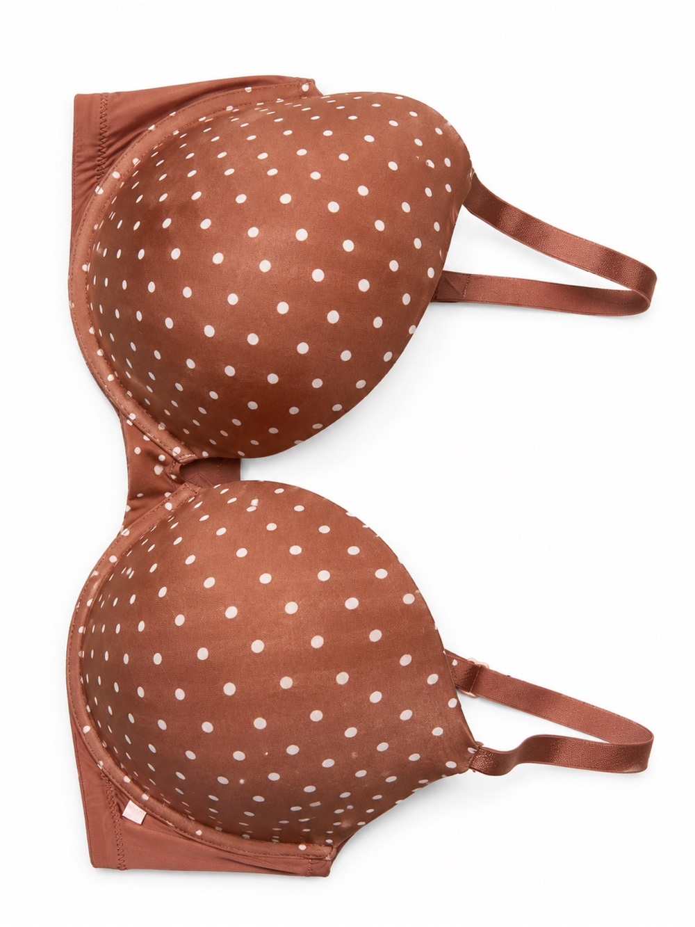 Victoria's Secret Brown Polka Dot Push Up Bra 40DD